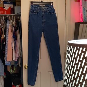 American Apparel High-Waist Jean